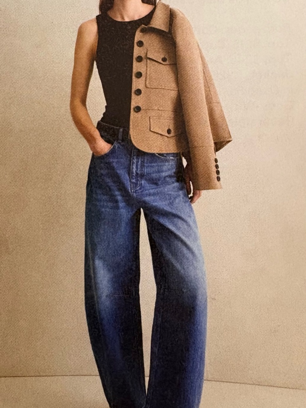 ME+EM Cotton fitted Utility Jacket - Picture 6 of 11